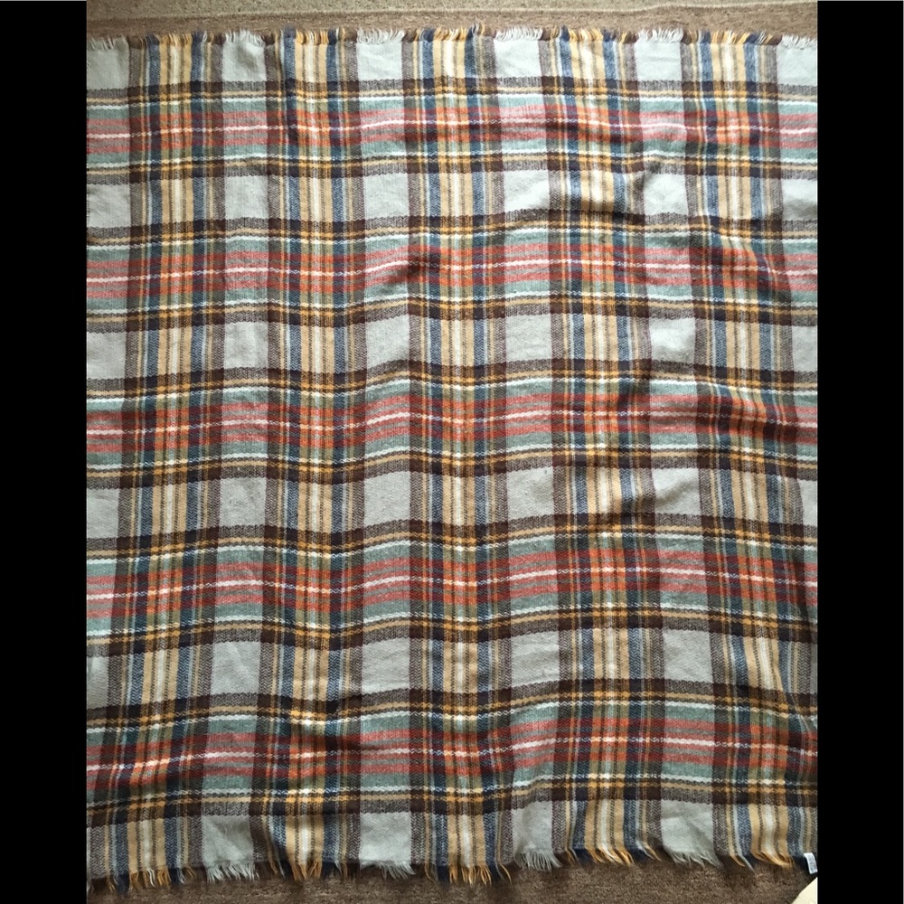 Plaid Scarf/throw